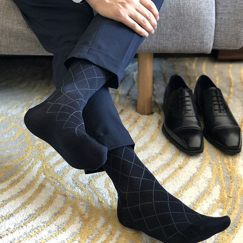 calcetines altos para hombre